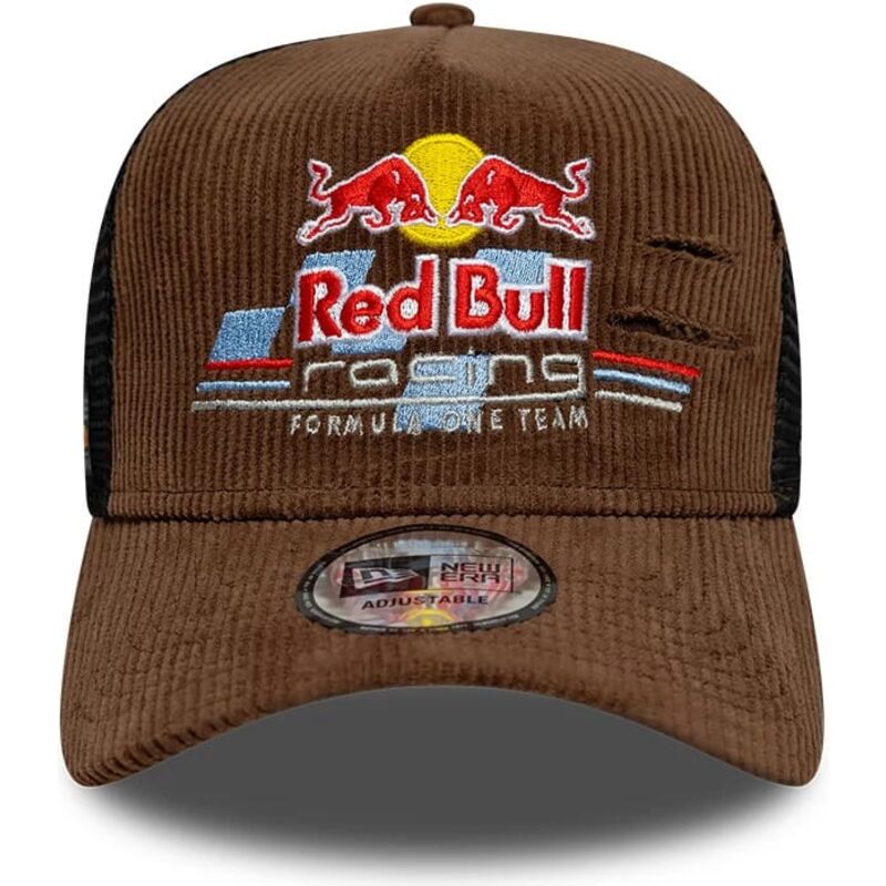 mutzen-gebogen-braun-snapback-a-frame-distressed-cord-der-red-bull-racing-formula-1-von-new-era mutzen-gebogen-braun-snapback-a-frame-distressed-cord-der-red-bull-racing-formula-1-von-new-era