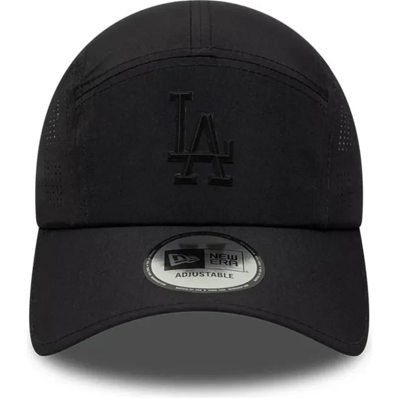 mutzen-gebogen-schwarz-snapback-runner-tech-midi-der-los-angeles-dodgers-mlb-von-new-era