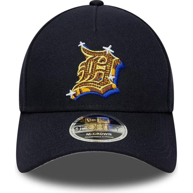 casquette-courbee-bleue-marine-snapback-9forty-m-crown-a-frame-emblem-detroit-tigers-mlb-new-era casquette-courbee-bleue-marine-snapback-9forty-m-crown-a-frame-emblem-detroit-tigers-mlb-new-era