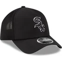 casquette-trucker-noire-9forty-apex-batting-practice-chicago-white-sox-mlb-new-era