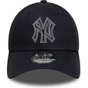 mutzen-gebogen-marineblau-verstellbares-band-9forty-metallic-outline-der-new-york-yankees-mlb-von-new-era