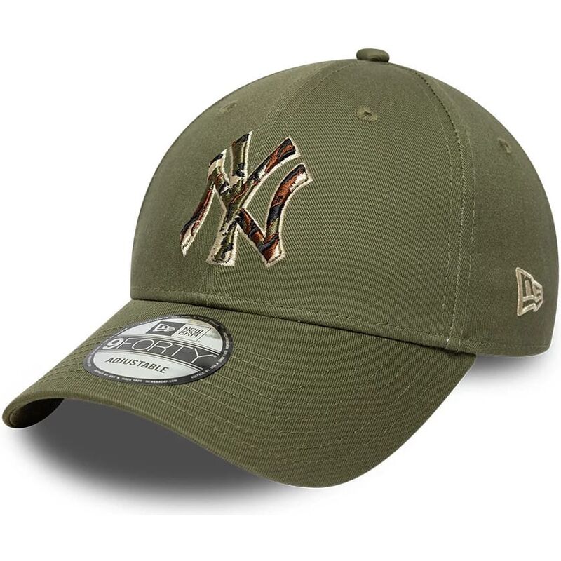 casquette-courbee-verte-ajustable-avec-logo-camouflage-9forty-outline-camo-new-york-yankees-mlb-new-era casquette-courbee-verte-ajustable-avec-logo-camouflage-9forty-outline-camo-new-york-yankees-mlb-new-era