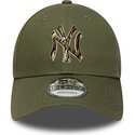 mutzen-gebogen-grun-verstellbares-band-9forty-outline-camo-der-new-york-yankees-mlb-von-new-era