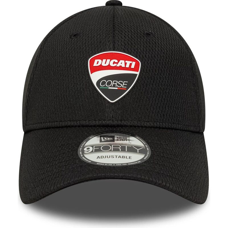casquette-courbee-noire-ajustable-9forty-dashmark-mesh-ducati-motor-motogp-new-era casquette-courbee-noire-ajustable-9forty-dashmark-mesh-ducati-motor-motogp-new-era