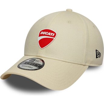 Mützen gebogen beige verstellbares band 9FORTY Core der Ducati Motor MotoGP von New Era