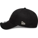 casquette-courbee-noire-ajustable-avec-logo-marron-9forty-faux-pony-infill-new-york-yankees-mlb-new-era