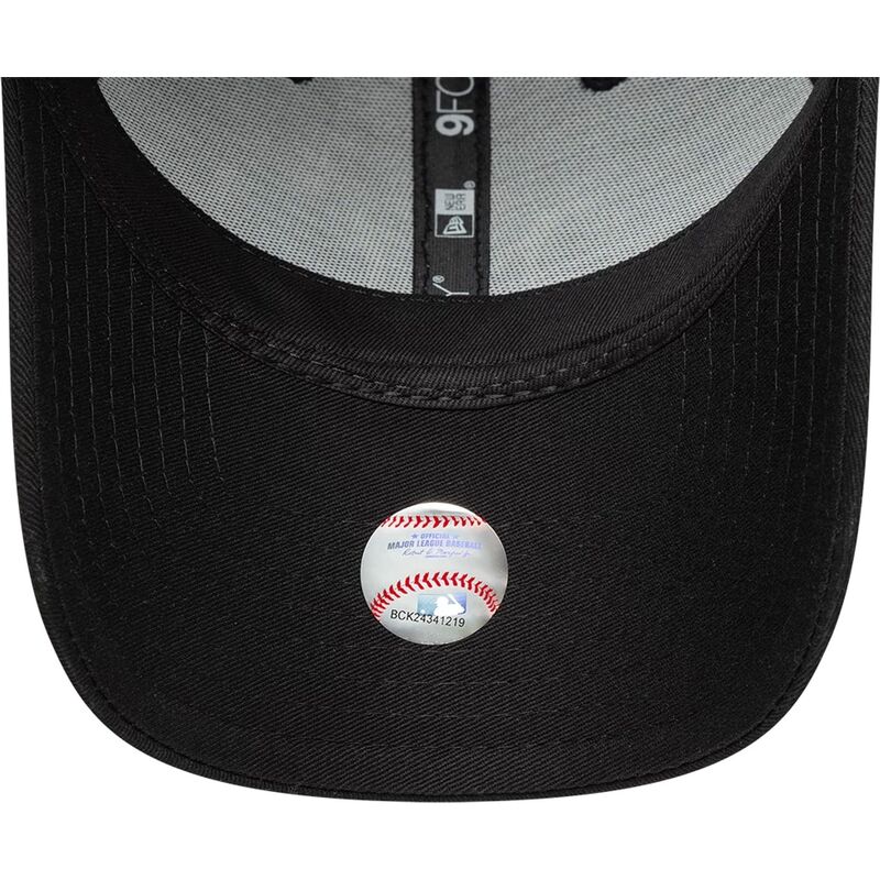 casquette-courbee-noire-ajustable-avec-logo-marron-9forty-faux-pony-infill-new-york-yankees-mlb-new-era casquette-courbee-noire-ajustable-avec-logo-marron-9forty-faux-pony-infill-new-york-yankees-mlb-new-era