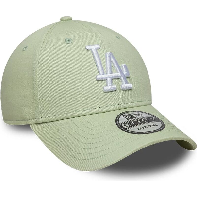 mutzen-gebogen-grun-verstellbares-band-9forty-league-ess-9forty-league-essential-der-los-angeles-dodgers-mlb-von-new-era