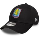 casquette-courbee-noire-ajustable-9forty-core-aston-villa-football-club-premier-league-new-era