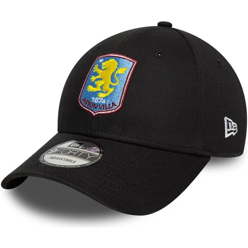 casquette-courbee-noire-ajustable-9forty-core-aston-villa-football-club-premier-league-new-era casquette-courbee-noire-ajustable-9forty-core-aston-villa-football-club-premier-league-new-era