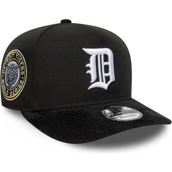 Mützen gebogen schwarz snapback 19TWENTY Cooperstown Cord der Detroit Tigers MLB von New Era