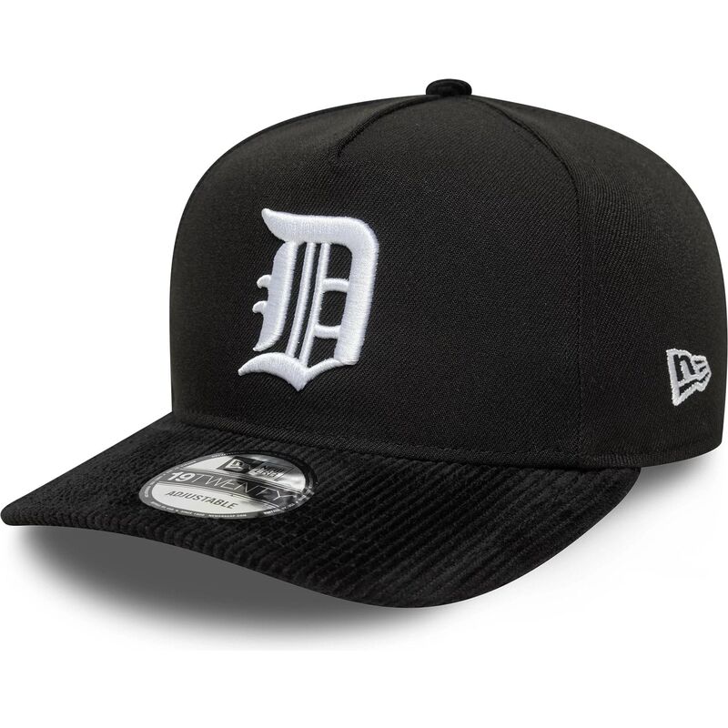 mutzen-gebogen-schwarz-snapback-19twenty-cooperstown-cord-der-detroit-tigers-mlb-von-new-era