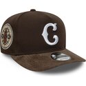 mutzen-gebogen-braun-snapback-19twenty-cooperstown-cord-der-chicago-cubs-mlb-von-new-era