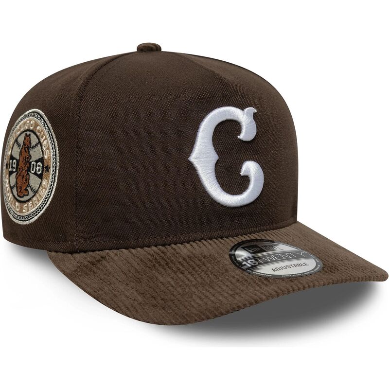 casquette-courbee-marron-snapback-19twenty-cooperstown-cord-chicago-cubs-mlb-new-era casquette-courbee-marron-snapback-19twenty-cooperstown-cord-chicago-cubs-mlb-new-era
