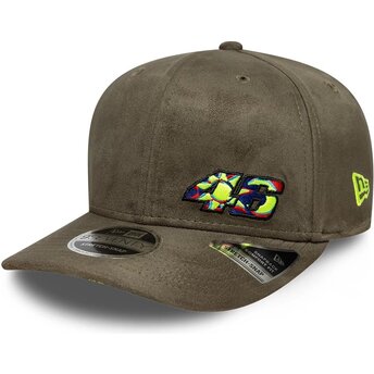 Mützen gebogen grün snapback 9SEVENTY Stretch Snap Flawless der Valentino Rossi VR46 MotoGP von New Era