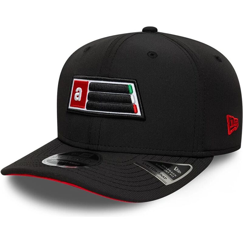 mutzen-gebogen-schwarz-snapback-9seventy-stretch-snap-patch-aprilia-piaggio-von-new-era