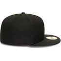 casquette-plate-noire-ajustee-avec-logo-noir-59fifty-chicago-white-sox-mlb-new-era