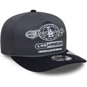 mutzen-gebogen-grau-snapback-19twenty-graphic-der-los-angeles-dodgers-mlb-von-new-era
