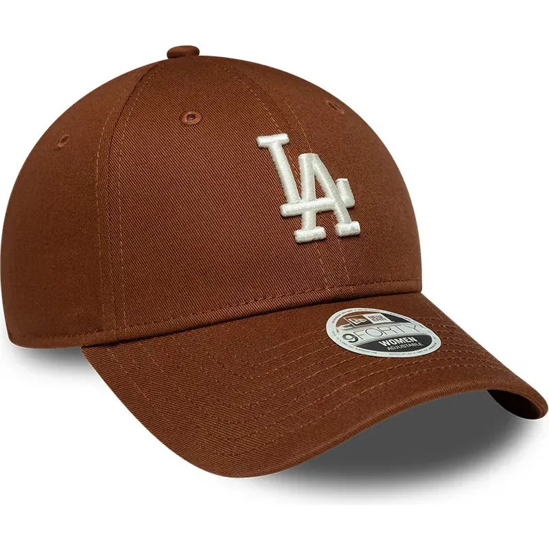 casquette-courbee-marron-ajustable-pour-femme-9forty-league-essential-midi-los-angeles-dodgers-mlb-new-era casquette-courbee-marron-ajustable-pour-femme-9forty-league-essential-midi-los-angeles-dodgers-mlb-new-era