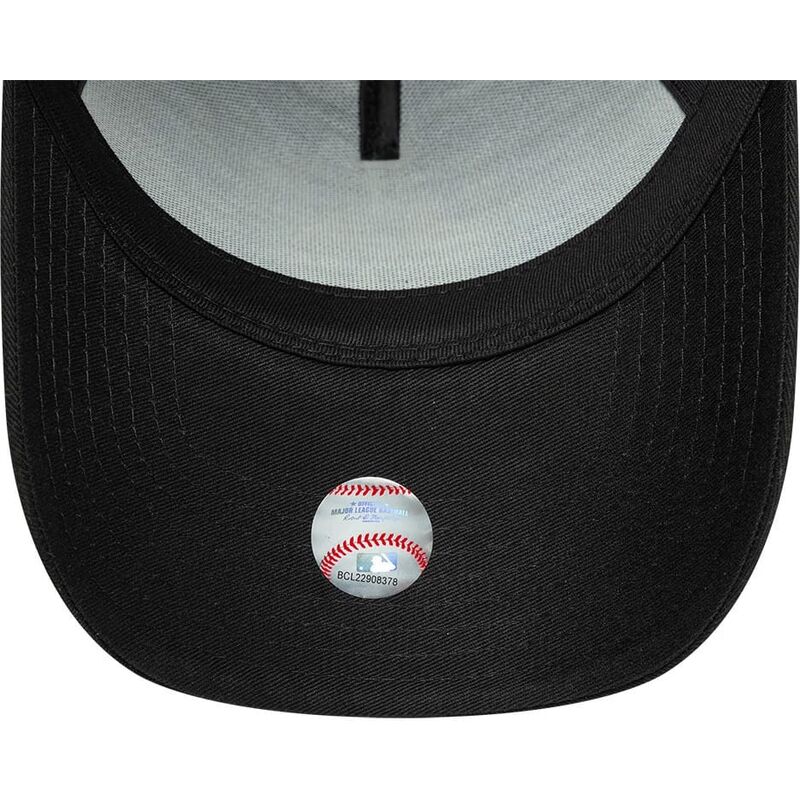 mutzen-gebogen-schwarz-snapback-dorado-e-frame-metallic-outline-der-new-york-yankees-mlb-von-new-era