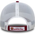 casquette-trucker-rouge-et-blanche-ajustable-9forty-league-fc-barcelona-laliga-new-era