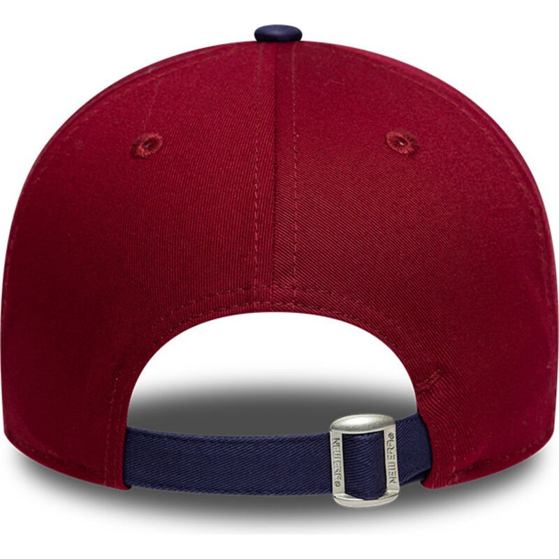 casquette-courbee-rouge-et-bleue-marine-ajustable-9forty-contrast-fc-barcelona-laliga-new-era