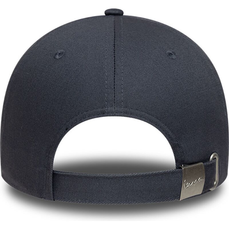 casquette-courbee-grise-fonce-ajustable-avec-logo-noir-9forty-logo-vespa-piaggio-new-era casquette-courbee-grise-fonce-ajustable-avec-logo-noir-9forty-logo-vespa-piaggio-new-era