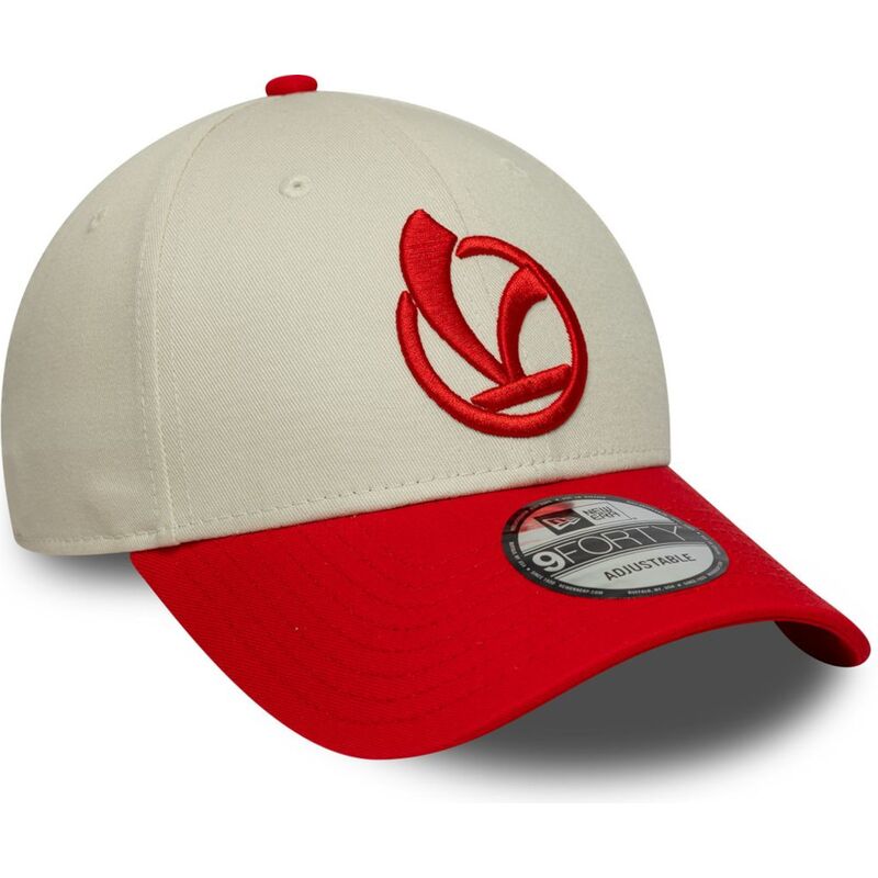 casquette-courbee-rouge-et-beige-ajustable-9forty-contrast-visor-vespa-piaggio-new-era casquette-courbee-rouge-et-beige-ajustable-9forty-contrast-visor-vespa-piaggio-new-era