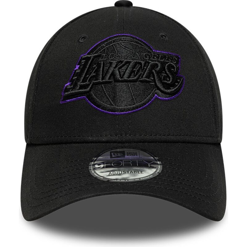 mutzen-gebogen-schwarz-verstellbares-band-9forty-outline-der-los-angeles-lakers-nba-von-new-era mutzen-gebogen-schwarz-verstellbares-band-9forty-outline-der-los-angeles-lakers-nba-von-new-era