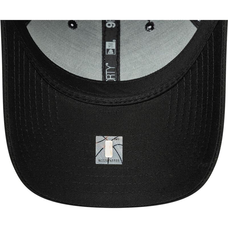 casquette-courbee-noire-ajustable-avec-logo-violet-9forty-outline-los-angeles-lakers-nba-new-era