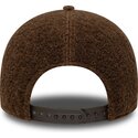 mutzen-gebogen-braun-snapback-9forty-winter-borg-der-new-york-yankees-mlb-von-new-era