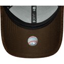 mutzen-gebogen-braun-snapback-9forty-winter-borg-der-new-york-yankees-mlb-von-new-era