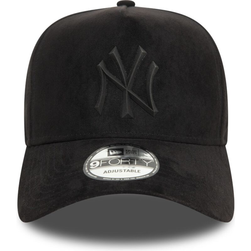 casquette-courbee-noire-snapback-avec-logo-noir-e-frame-faux-suede-new-york-yankees-mlb-new-era casquette-courbee-noire-snapback-avec-logo-noir-e-frame-faux-suede-new-york-yankees-mlb-new-era