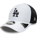 mutzen-gebogen-weiss-snapback-9forty-apex-sporty-der-los-angeles-dodgers-mlb-von-new-era