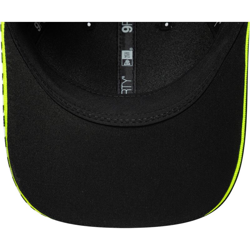 mutzen-gebogen-schwarz-verstellbares-band-9forty-m-crown-check-der-valentino-rossi-vr46-motogp-von-new-era