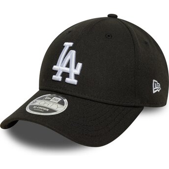 Mützen gebogen schwarz snapback 9FORTY M-Crown der Los Angeles Dodgers MLB von New Era