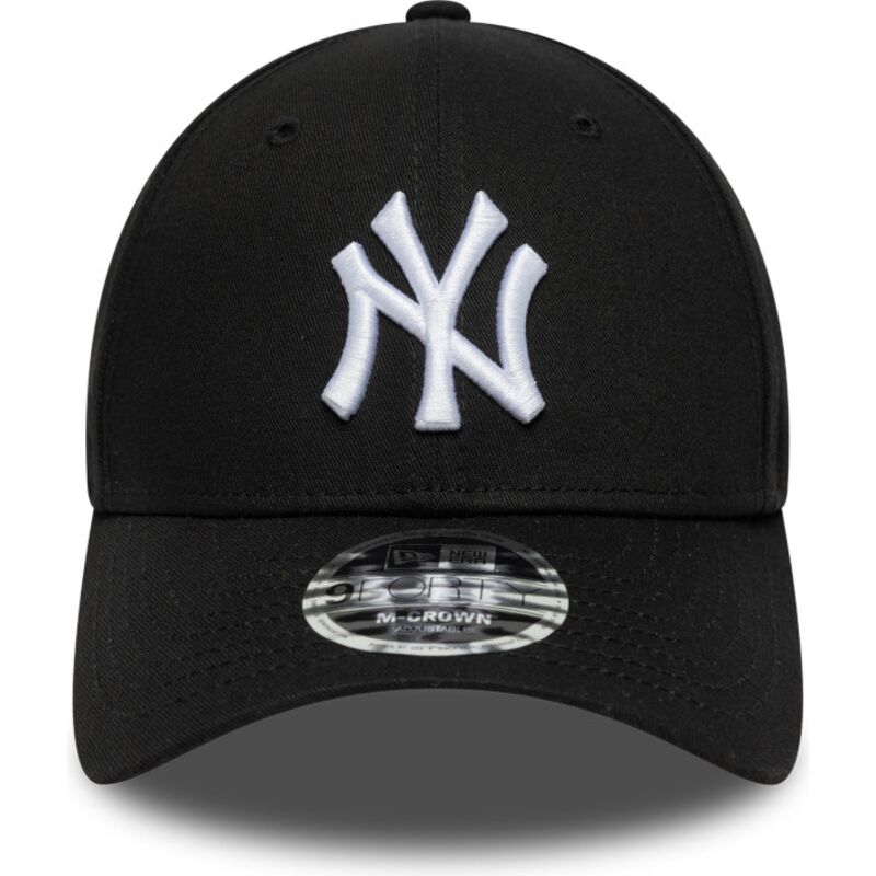 casquette-courbee-noire-snapback-9forty-m-crown-new-york-yankees-mlb-new-era