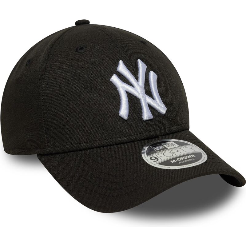 casquette-courbee-noire-snapback-9forty-m-crown-new-york-yankees-mlb-new-era