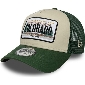 Mützen gebogen grün snapback A Frame License Plate der Colorado von New Era