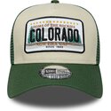 mutzen-gebogen-grun-snapback-a-frame-license-plate-der-colorado-von-new-era