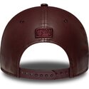 casquette-courbee-marron-snapback-pour-femme-9forty-m-crown-pu-diamante-new-york-yankees-mlb-new-era