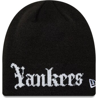 Mützen schwarz Knit Skully Wordmark der New York Yankees MLB von New Era