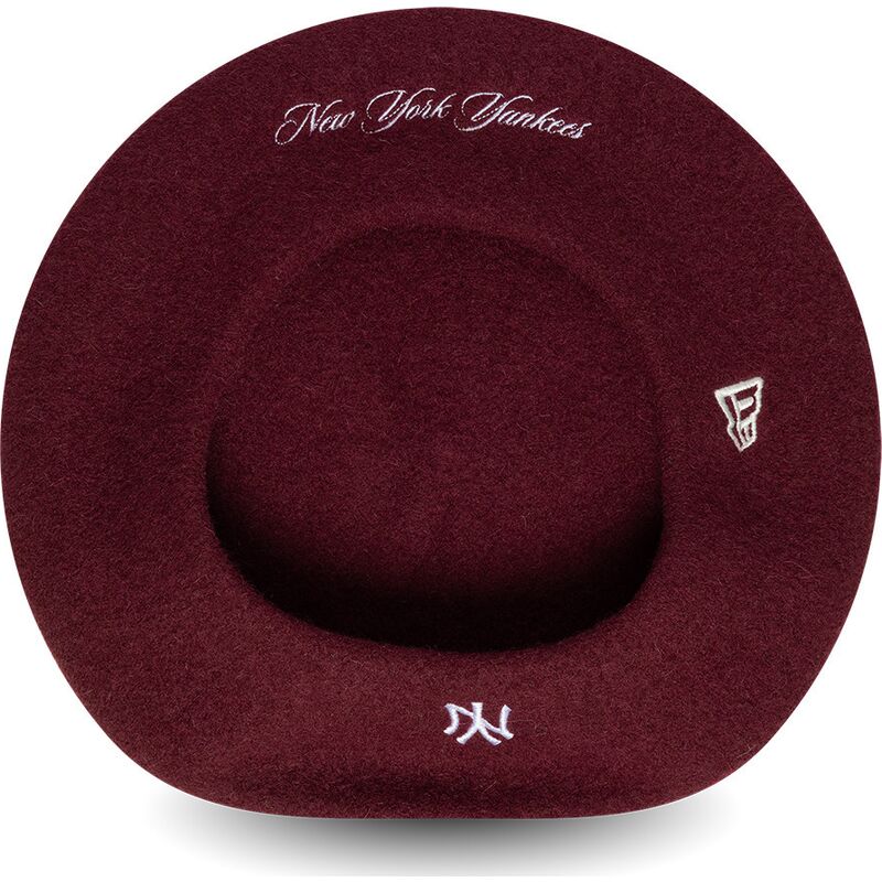 beret-grenat-rouge-wool-script-new-york-yankees-mlb-new-era