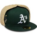 mutzen-flach-grun-angepasst-59fifty-dogear-world-series-der-oakland-athletics-mlb-von-new-era