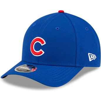 Mützen gebogen blau snapback 9FORTY M-Crown Player Replica der Chicago Cubs MLB von New Era