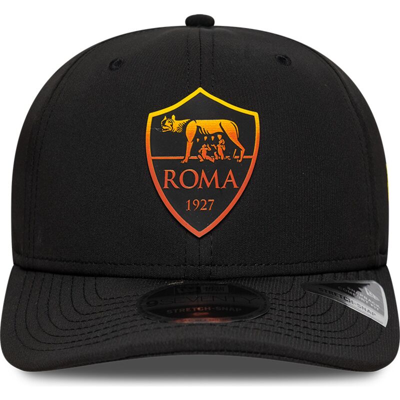 mutzen-gebogen-schwarz-snapback-9seventy-stretch-snap-repreve-der-associazione-sportiva-roma-serie-a-von-new-era mutzen-gebogen-schwarz-snapback-9seventy-stretch-snap-repreve-der-associazione-sportiva-roma-serie-a-von-new-era