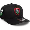casquette-courbee-noire-snapback-9seventy-stretch-snap-lily-rugby-club-toulonnais-french-rugby-federation-ffr-new-era