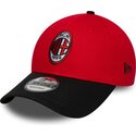 mutzen-gebogen-rot-verstellbares-band-9forty-contrast-der-ac-milan-serie-a-von-new-era