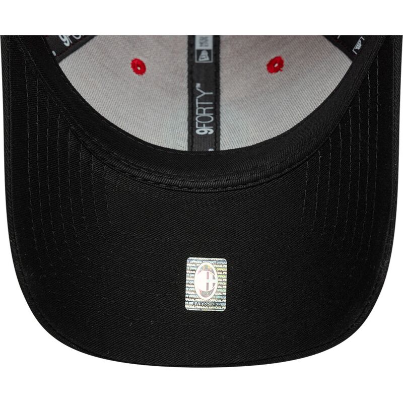 casquette-courbee-rouge-et-noire-ajustable-9forty-contrast-ac-milan-serie-a-new-era