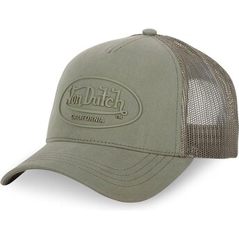 Mützen gebogen grün snapback LOG09 von Von Dutch